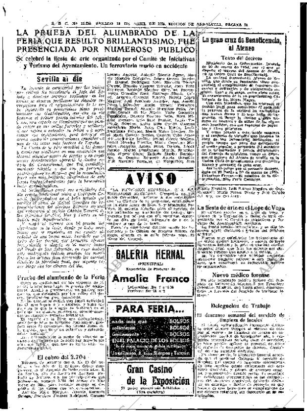 ABC SEVILLA 18-04-1953 página 31