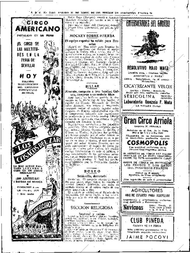 ABC SEVILLA 18-04-1953 página 34
