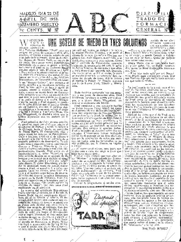 ABC MADRID 22-04-1953 página 3