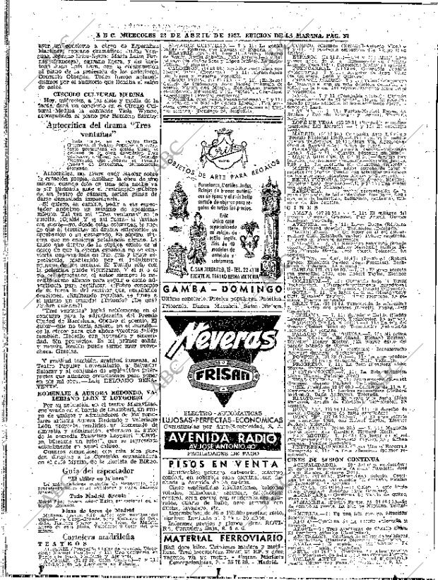 ABC MADRID 22-04-1953 página 32