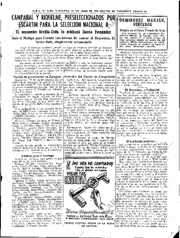 ABC SEVILLA 24-04-1953 página 33