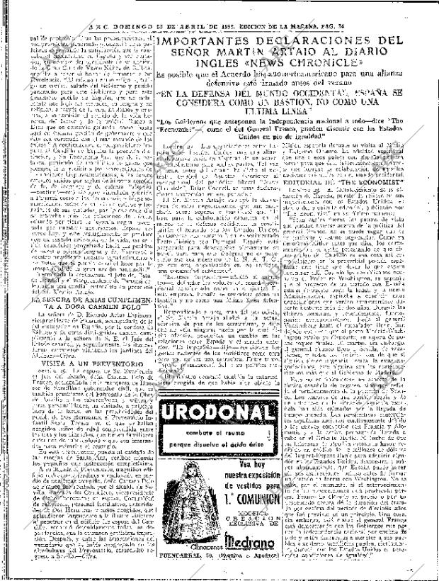 ABC MADRID 26-04-1953 página 34