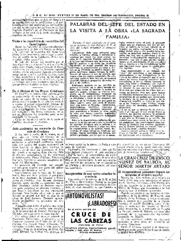 ABC SEVILLA 30-04-1953 página 11