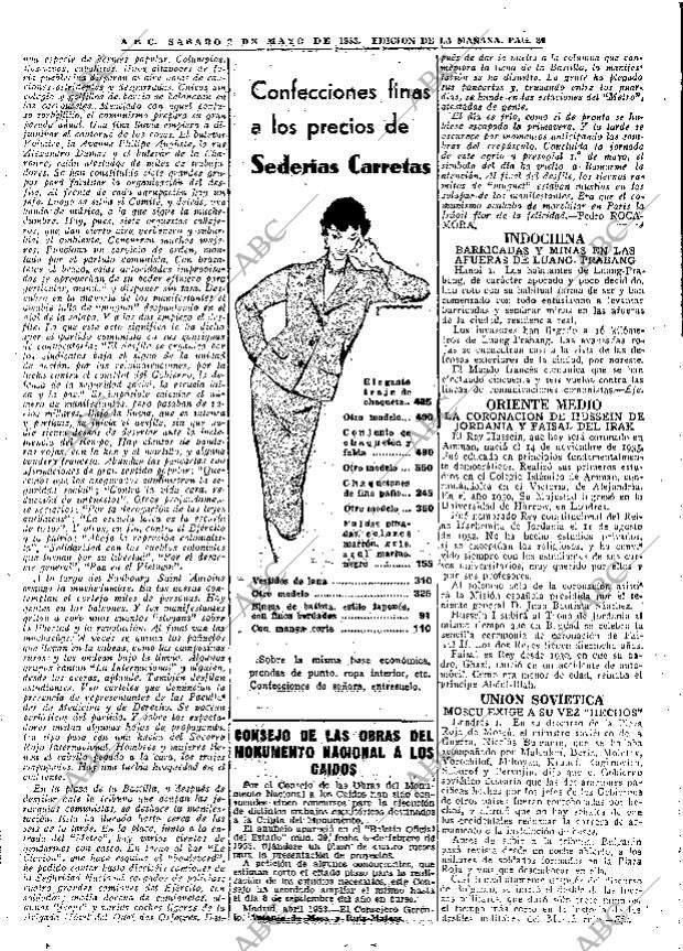 ABC MADRID 02-05-1953 página 20