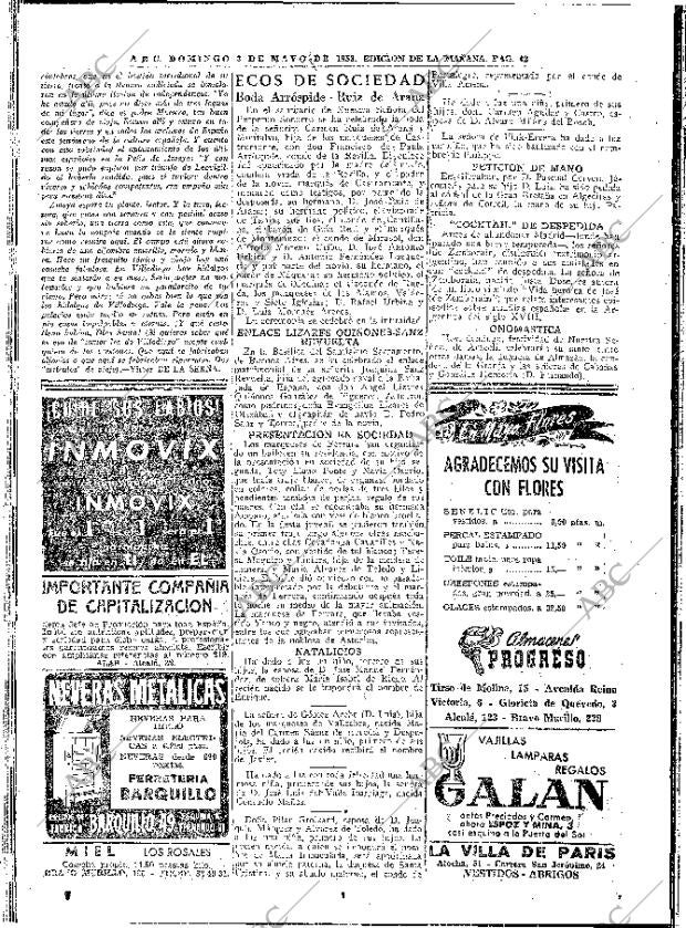 ABC MADRID 03-05-1953 página 42