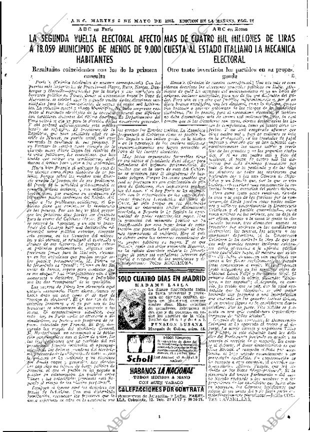 ABC MADRID 05-05-1953 página 21