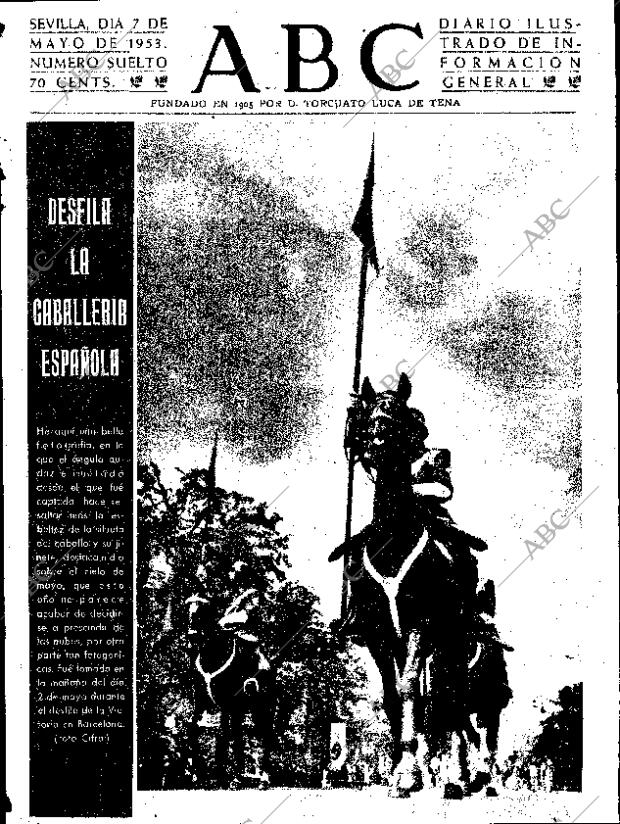 ABC SEVILLA 07-05-1953 página 1