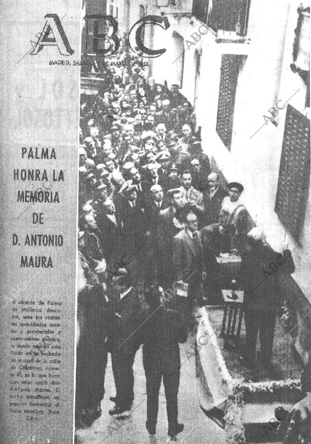 ABC MADRID 09-05-1953 página 1