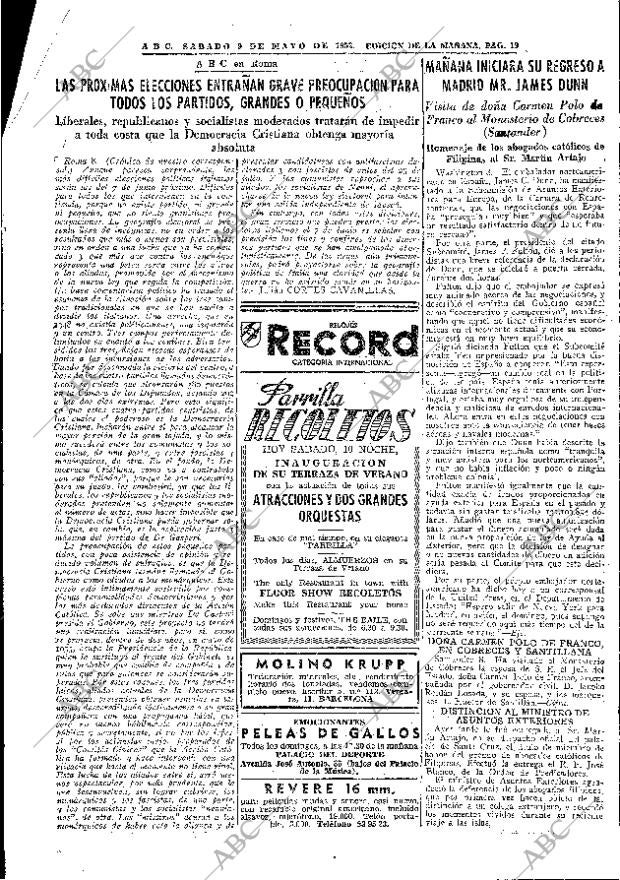 ABC MADRID 09-05-1953 página 19