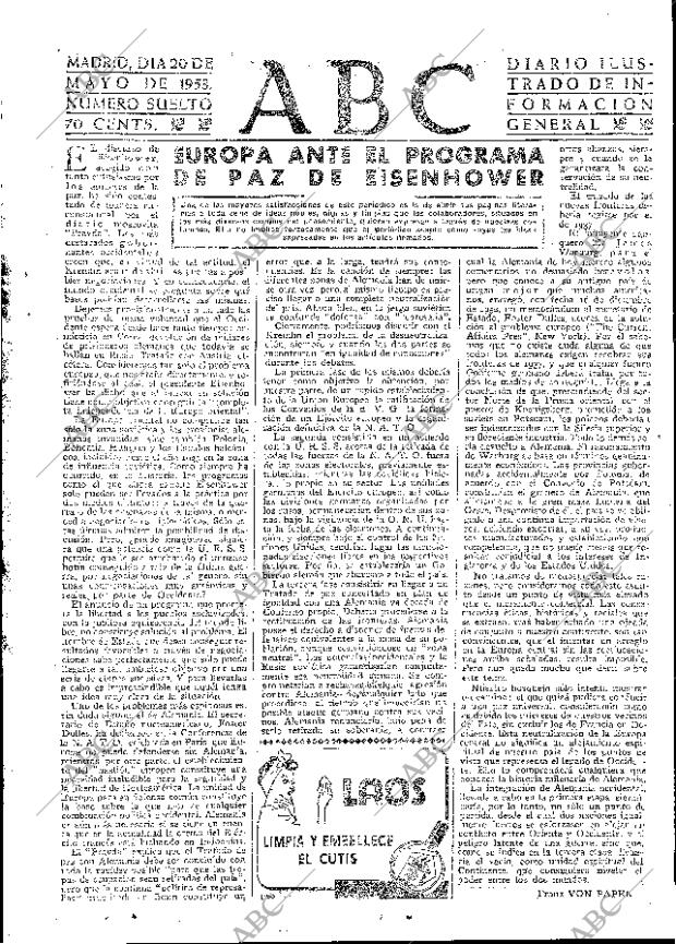 ABC MADRID 20-05-1953 página 3