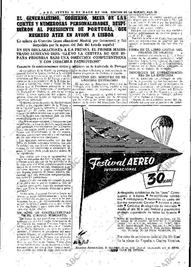 ABC MADRID 21-05-1953 página 23