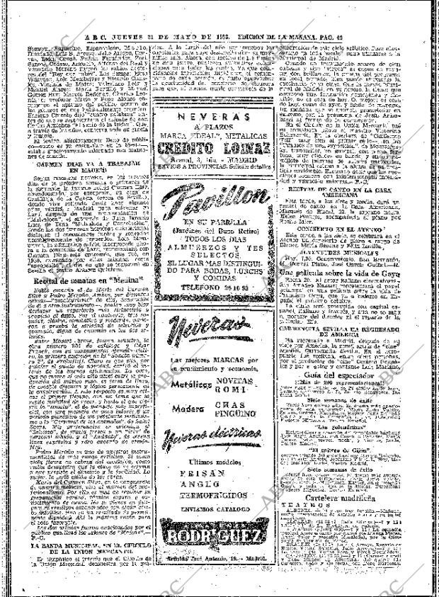 ABC MADRID 21-05-1953 página 38