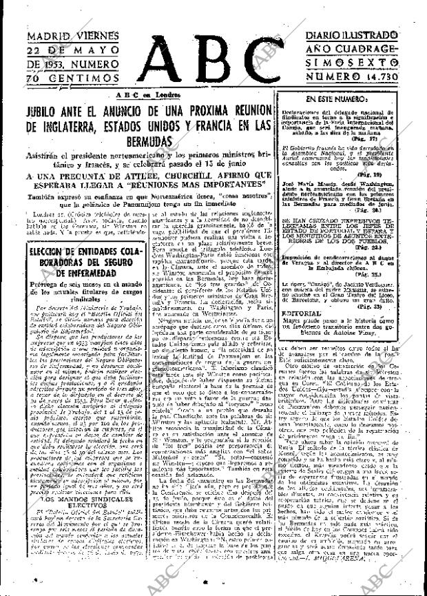 ABC MADRID 22-05-1953 página 15