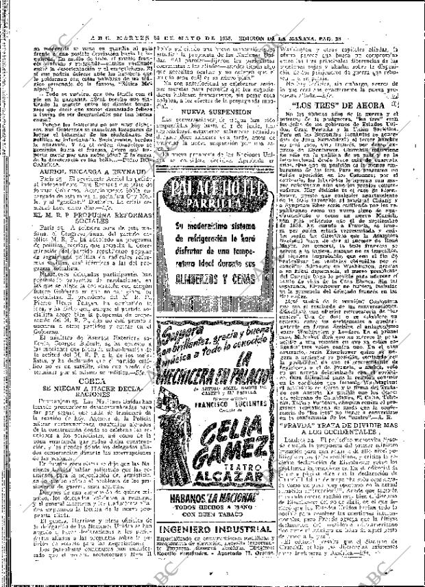 ABC MADRID 26-05-1953 página 28