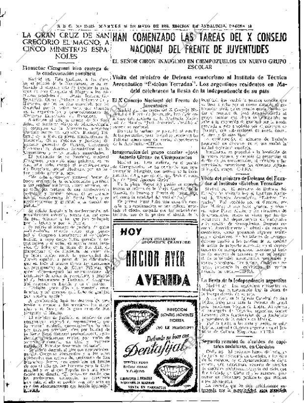 ABC SEVILLA 26-05-1953 página 13