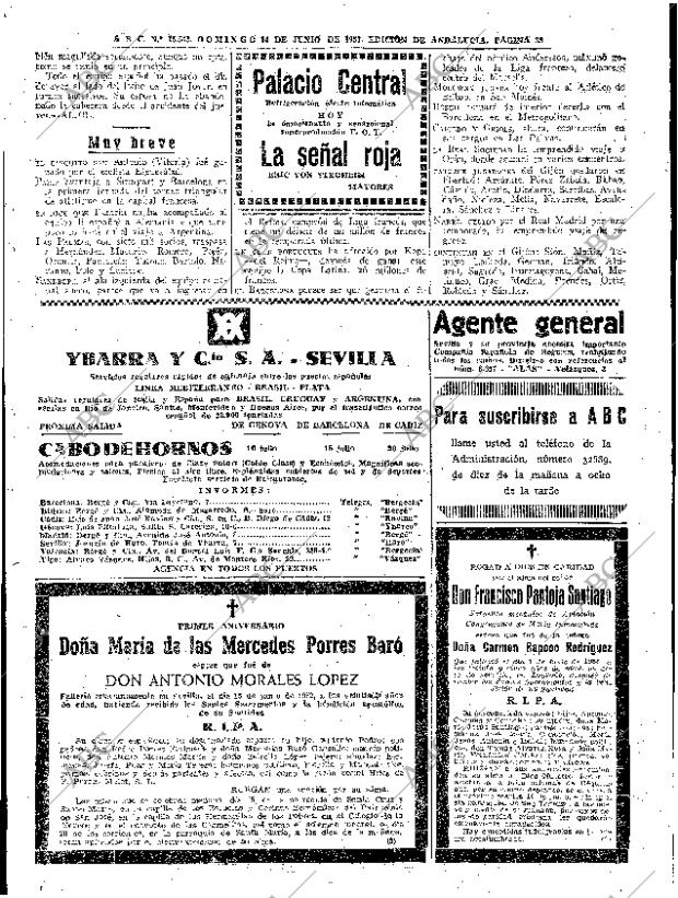 ABC SEVILLA 14-06-1953 página 35