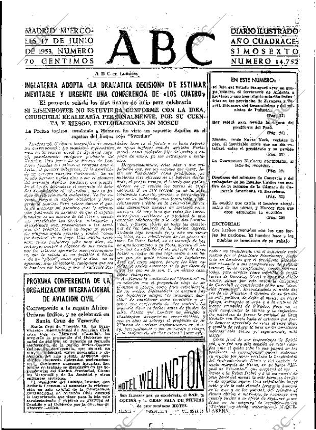 ABC MADRID 17-06-1953 página 13