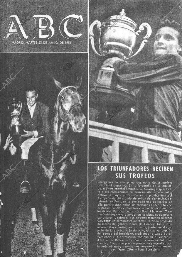 ABC MADRID 23-06-1953 página 1