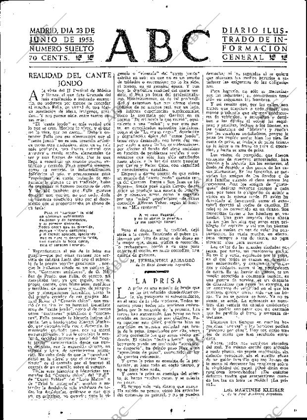 ABC MADRID 23-06-1953 página 3