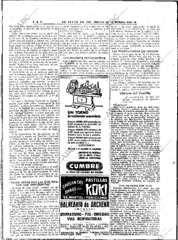 ABC MADRID 23-06-1953 página 30