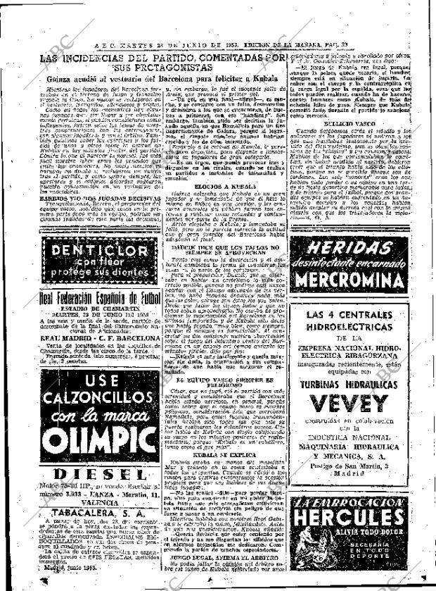 ABC MADRID 23-06-1953 página 39