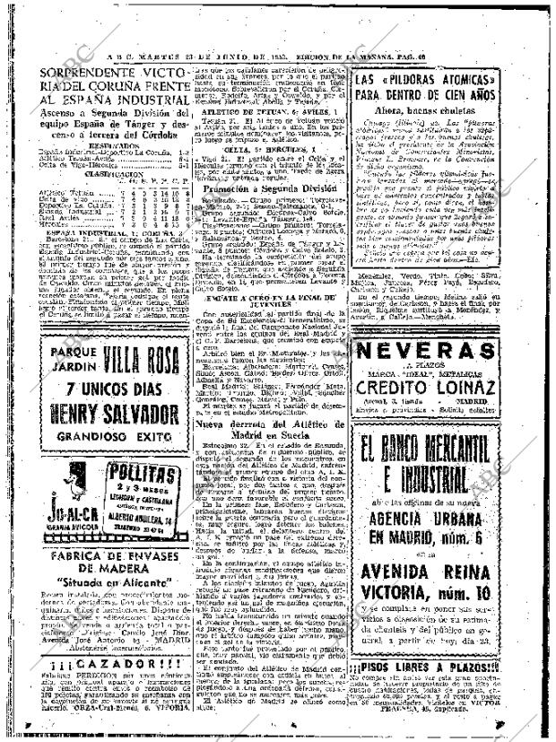 ABC MADRID 23-06-1953 página 40