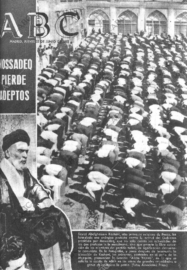 ABC MADRID 25-06-1953 página 1