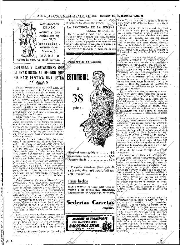 ABC MADRID 25-06-1953 página 24