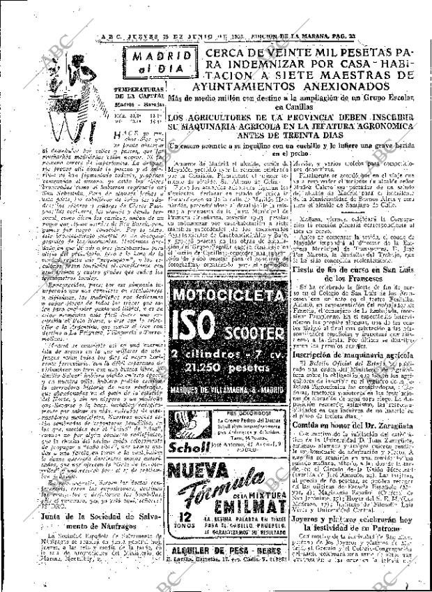 ABC MADRID 25-06-1953 página 33