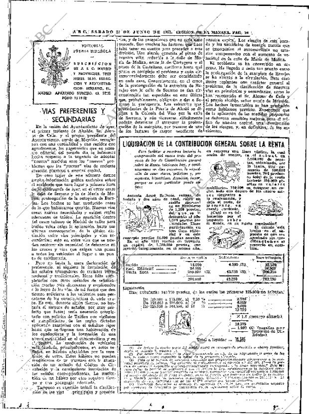 ABC MADRID 27-06-1953 página 16