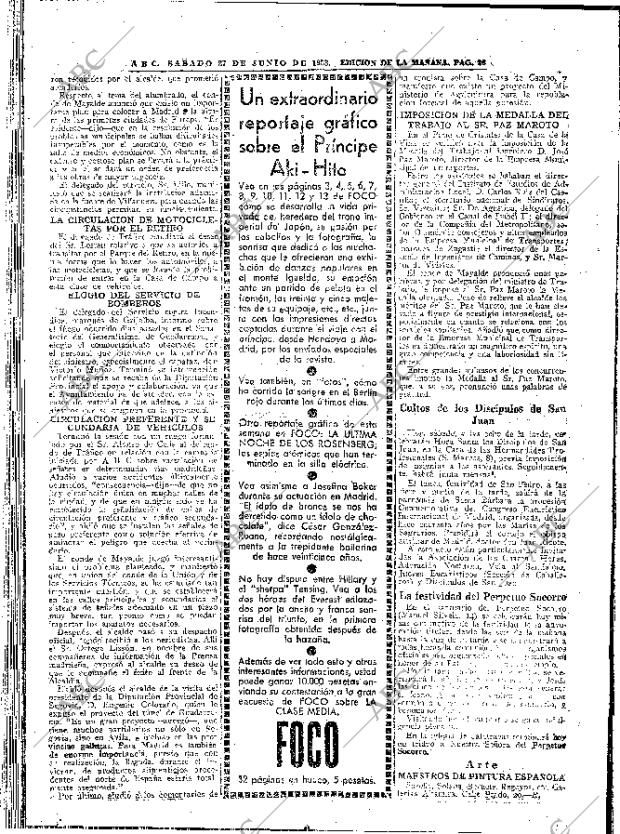 ABC MADRID 27-06-1953 página 26