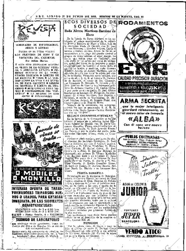 ABC MADRID 27-06-1953 página 28