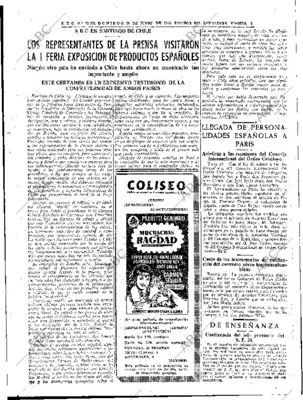 ABC SEVILLA 28-06-1953 página 29