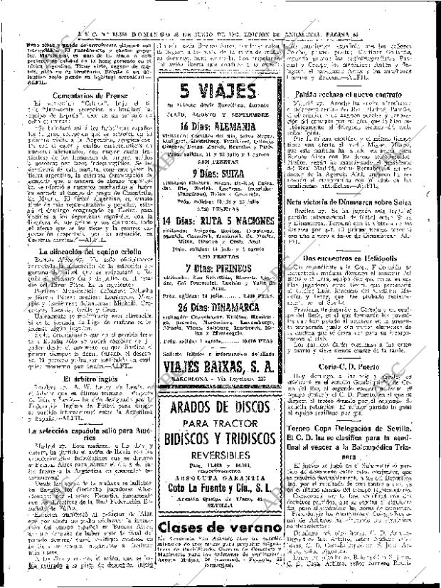 ABC SEVILLA 28-06-1953 página 40