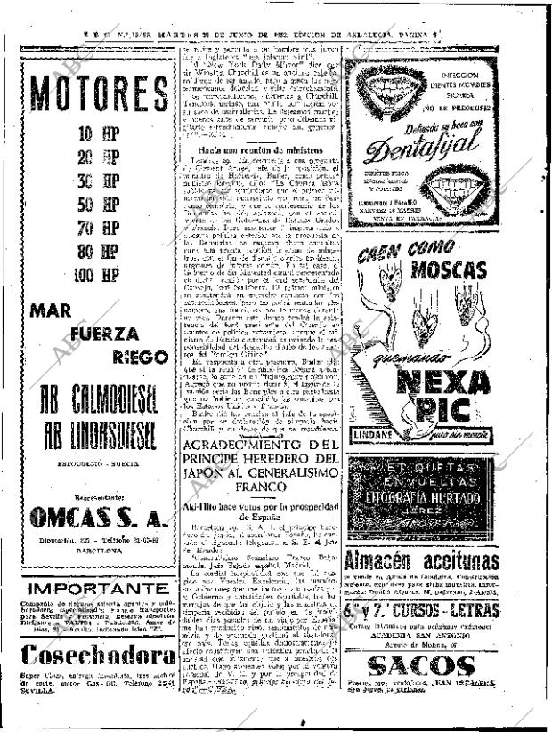 ABC SEVILLA 30-06-1953 página 8