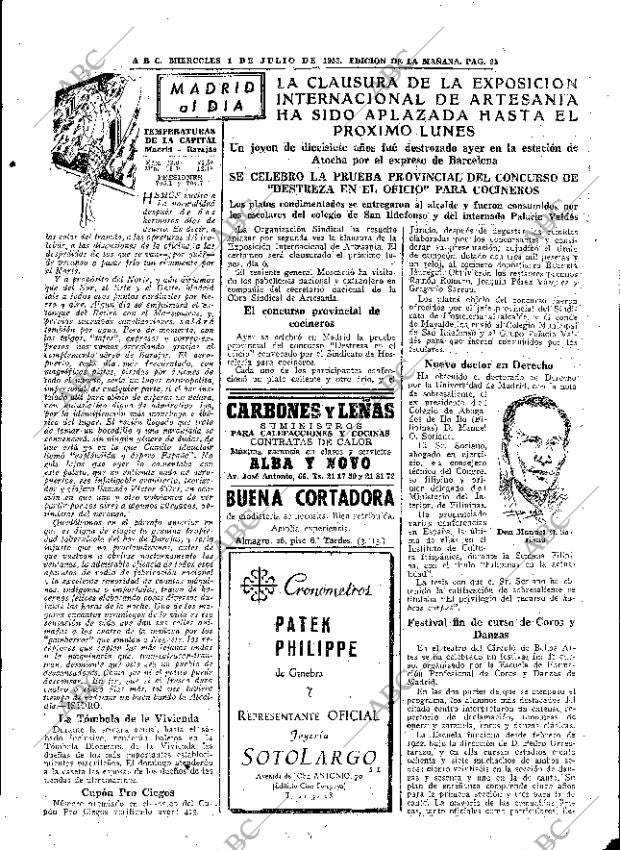 ABC MADRID 01-07-1953 página 25