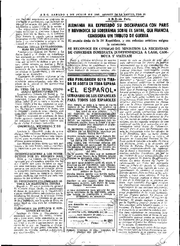 ABC MADRID 04-07-1953 página 15