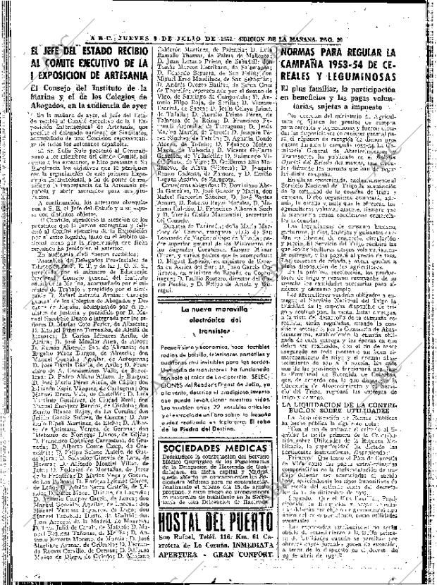 ABC MADRID 09-07-1953 página 20