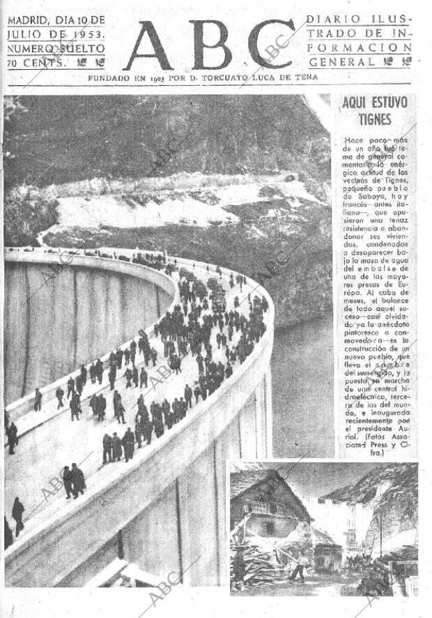 ABC MADRID 10-07-1953 página 1