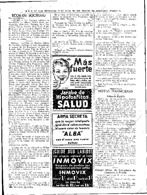 ABC SEVILLA 15-07-1953 página 14