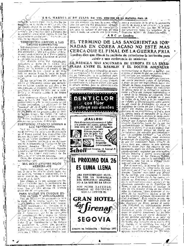 ABC MADRID 21-07-1953 página 18