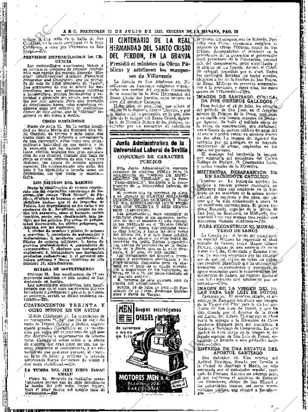 ABC MADRID 22-07-1953 página 28