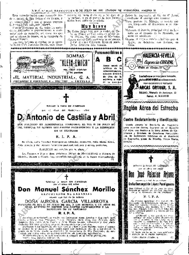 ABC SEVILLA 22-07-1953 página 21