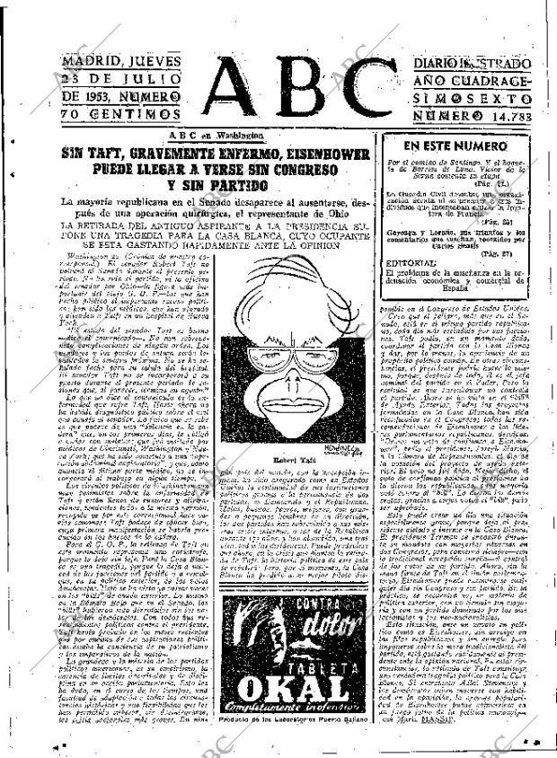 ABC MADRID 23-07-1953 página 15