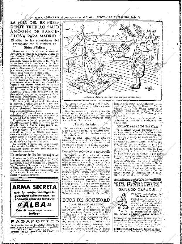 ABC MADRID 23-07-1953 página 22