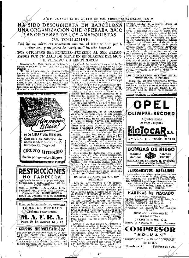 ABC MADRID 23-07-1953 página 25