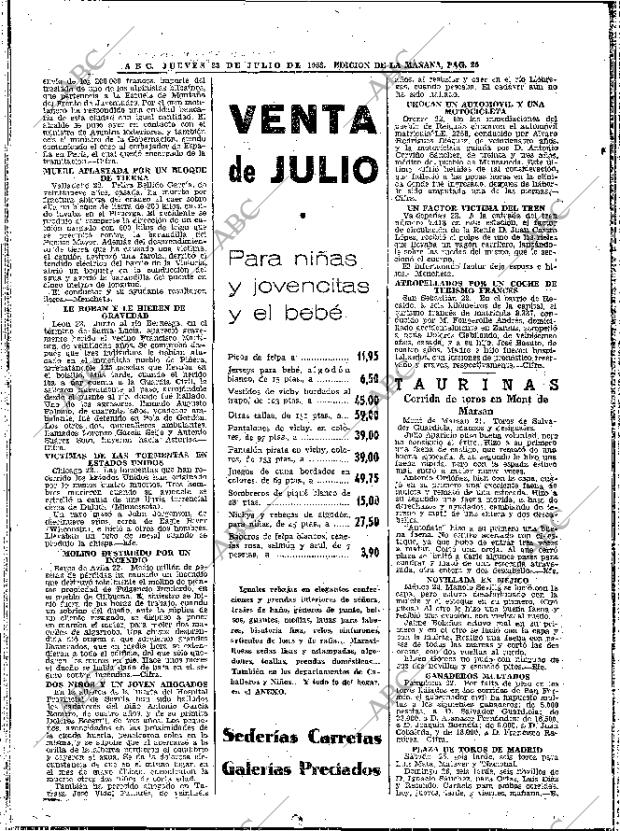 ABC MADRID 23-07-1953 página 26