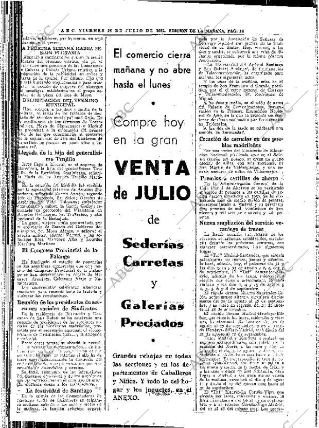 ABC MADRID 24-07-1953 página 16