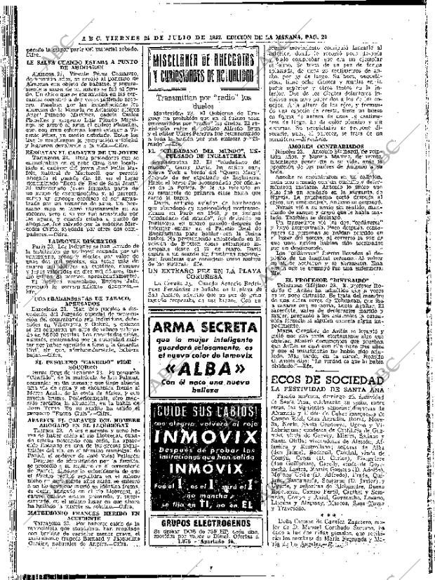 ABC MADRID 24-07-1953 página 18