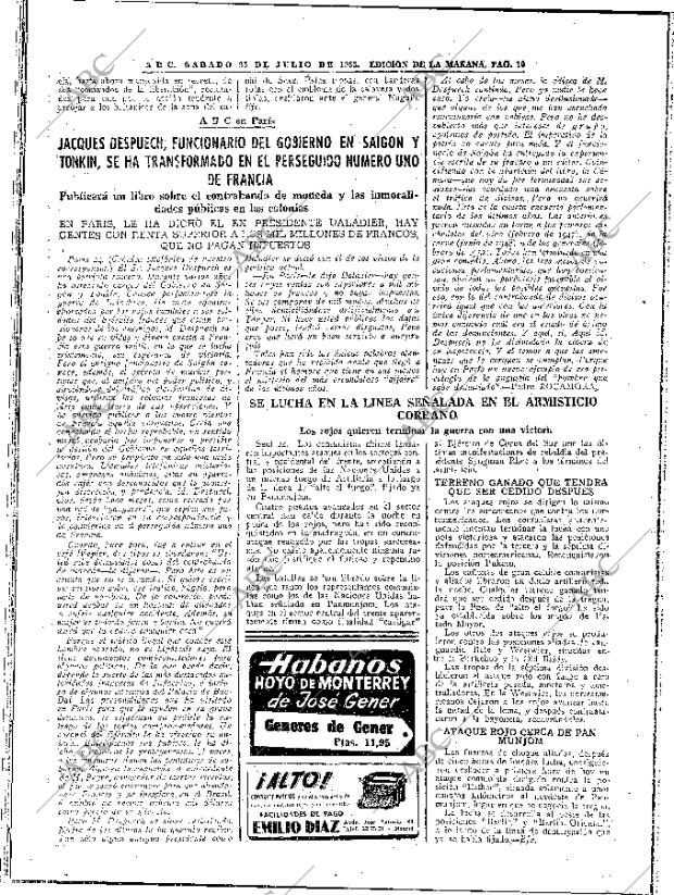 ABC MADRID 25-07-1953 página 10